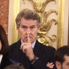 El presidente del PP, Alberto Núñez Feijóo, en el Día de la Constitución