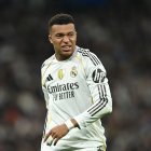 MADRID, SPAIN - DECEMBER 07: Kylian Mbappe of Real Madrid reacts during the LaLiga EA Sports match between Real Madrid CF and RC Celta de Vigo at Estadio Santiago Bernabeu on December 07, 2025 in Madrid, Spain. (Photo by Denis Doyle/Getty Images)