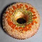 Imagen de un roscón de reyes.