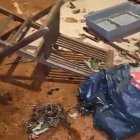 Actos vandálicos en Derio.