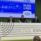 El alcalde, Bernabé Cano, en el momento de la presentación del balance y los proyectos.