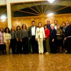 Miembros de la asociación, autoridades y asistentes a la cena contra el cáncer de Albal.