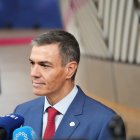 El presidente del Gobierno, Pedro Sánchez, atiende a los medios a su llegada a la reunión del Consejo Europeo.
Ana López García / Europa Press
22/10/2025