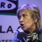 Julia Otero, en Julia en la Onda de Onda Cero en la Fundación Cajasol.