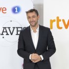 Javier Ruiz en un photocall de RTVE