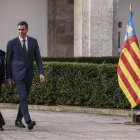 Pilar Bernabé y Pedro Sánchez