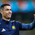 RIYADH, SAUDI ARABIA - NOVEMBER 23: Cristiano Ronaldo of team Al-Nassr FC during the Saudi Pro League match between Al Nassr and Al Khaleej at Al Awwal Park on November 23, 2025 in Riyadh, Saudi Arabia. (Photo by Abdullah Ahmed/Getty Images)