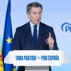 El presidente del Partido Popular, Alberto Núñez Feijóo.