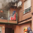 Incendio este jueves en una vivienda en la calle L'Horta de Paiporta.