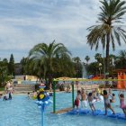 Imagen de archivo de una piscina.