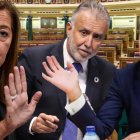 Francina Armegol, Angel Víctor Torres y Fernando Grande Marlaska