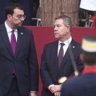 El presidente de Asturias, Adrián Barbón y el presidente de Castilla La-Mancha, Emiliano García-Page.