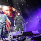 La banda Black Eyed Peas en un concierto.