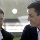 Jordi Sevilla y Pedro Sánchez