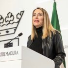 La presidencia en funciones de la Junta de Extremadura, María Guardiola