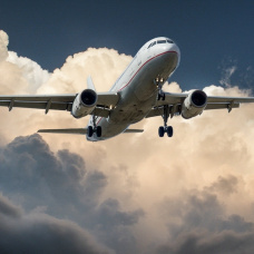 Imagen de archivo de un avión.