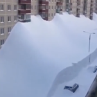 Imagen de la nevada en Kamchatka.