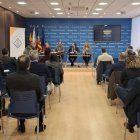 Reunión de representantes de las empresas que se suman al proyecto de innovación del Puerto de Alicante.