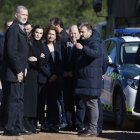 Los reyes Felipe VI y Letizia en la zona del accidente de Adamuz