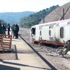 Uno de los vagones del tren Iryo que descarriló en Adamuz.