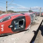 El tren Iryo siniestrado en Adamuz