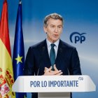 (Foto de ARCHIVO)
El presidente del Partido Popular, Alberto Núñez Feijóo, durante una rueda de prensa, en la sede del PP, a 23 de enero de 2026, en Madrid (España). Feijóo ha informado sobre la reunión que ha mantenido el PP para el seguimiento de los accidentes ferroviarios de Adamuz (Córdoba), en el que han muerto, hasta el momento, 45 personas, y el de Gelida (Barcelona), en el que falleció un maquinista en prácticas.

Carlos Luján / Europa Press
23/1/2026