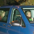 Las Infantas Elena y Cristina, llegan al Pardo el día del 18 cumpleaños de Leonor.