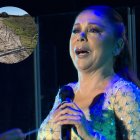 Isabel Pantoja asiste al ocaso de la finca Cantora