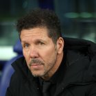 VALENCIA, SPAIN - JANUARY 31: Diego Simeone, Head Coach of Atletico de Madrid, looks on prior to the LaLiga EA Sports match between Levante UD and Atletico de Madrid at Ciutat de Valencia on January 31, 2026 in Valencia, Spain. (Photo by Judit Cartiel/Getty Images)