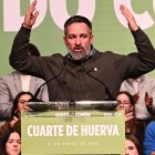 El presidente de Vox, Santiago Abascal