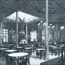 El Café de España en La ilustración Española y Americana, 1899