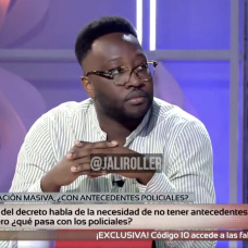 El activista Moha Gerehou, expresidente de SOS Racismo