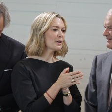 Marta Ortega, en el Patronato de la Galería de las Colecciones Reales en Madrid.