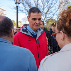 El presidente del Gobierno, Pedro Sánchez