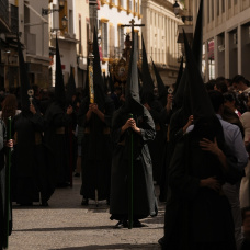 Foto de archivo de una procesión de Semana Santa