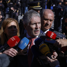 El ministro del Interior, Fernando Grande-Marlaska, en Valencia