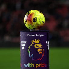 SUNDERLAND, ENGLAND - FEBRUARY 11: A general view of the with pride ball plinth prior to the Premier League match between Sunderland and Liverpool at Stadium of Light on February 11, 2026 in Sunderland, England. (Photo by George Wood/Getty Images)