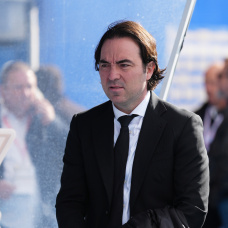LEGANES, SPAIN - FEBRUARY 15: Raul Martín Presa, President of Rayo Vallecano looks on prior to the LaLiga EA Sports match between Rayo Vallecano de Madrid and Atletico de Madrid at Estadio Municipal de Butarque on February 15, 2026 in Leganes, Spain. (Photo by Angel Martinez/Getty Images)