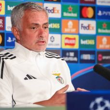 José Mourinho en la rueda de prensa previa al Benfica-Real Madrid