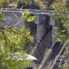 Vista de la Presa de la Pinilla, a 11 de agosto de 2022, en Madrid (España). Una situación muy diferente a la que se encuentra ahora. 
Jesús Hellín / Europa Press
11 AGOSTO 2022