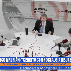 Jiménez Losantos, 'bautizando' a Gabriel Rufián