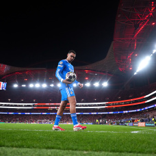 Trent Alexander-Arnold, en el partido ante el Benfica