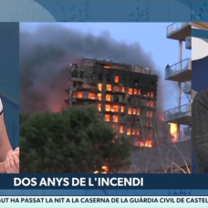 Entrevista de À Punt a Enrique, padre de una víctima del incendio en el edificio de Campanar