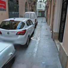 Calle Aluders, lugar de la agresión