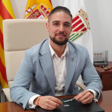 Iván Expósito, alcalde de Náquera, en su despacho.
