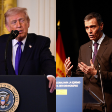 Donald Trump y Pedro Sánchez