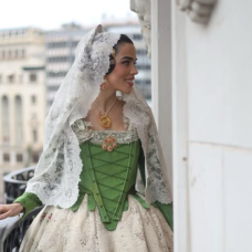 Violeta Mangriñán en las Fallas 2025