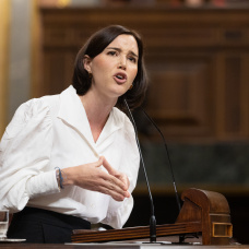 La portavoz de Igualdad y diputada del PSOE Andrea Fernández