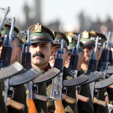 Soldados de la Guardia Revolucionaria Iraní