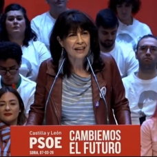 La ministra de Igualdad, Ana Redondo, en el acto en Soria

Eva Ercolanese/PSOE / Europa Press
07/3/2026